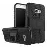 Kit Protector Samsung Galaxy A3 2017 Negro + Vidrio Negro (Entrega Inmediata)