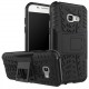 Kit Protector Samsung Galaxy A3 2017 Negro + Vidrio Dorado (Entrega Inmediata)