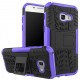 Kit Protector Samsung Galaxy A3 2017 Morado + Vidrio Blanco (Entrega Inmediata)
