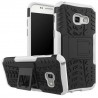 Kit Protector Samsung Galaxy A3 2017 Blanco + Vidrio Dorado (Entrega Inmediata)