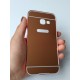 Kit Bumper Samsung Galaxy A3 2017 Rosado + Vidrio 3d Blanco (Entrega Inmediata)