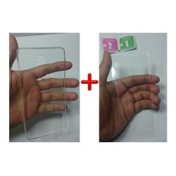 Kit Protector Huawei Mate 9 Lite Silicona + Vidrio Templado (Entrega Inmediata)