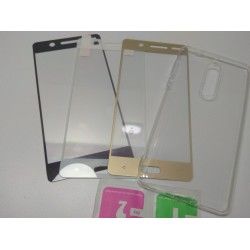 Kit Protector Nokia 5 Silicona Slim + Templado Curvo 100% (Entrega Inmediata)