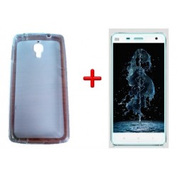 Kit Protector De Silicona + Vidrio Templado Xiaomi Mi4 (Entrega Inmediata)