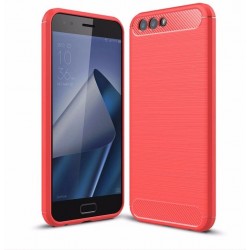 Estuche Original Fibra Carbono Zenfone 4 Ze554kl Rojo (Entrega Inmediata)