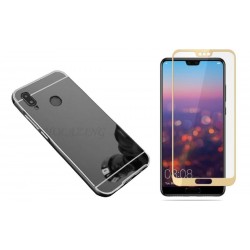 Kit Protector Bumper Aluminio Huawei P20 Lite + Vidrio Dora (Entrega Inmediata)