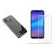 Kit Protector Bumper Aluminio Huawei P20 Lite N +vidrio Blan (Entrega Inmediata)