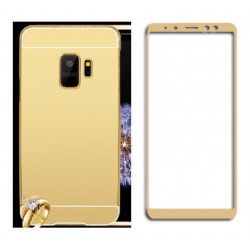 Kit Protector Aluminio Samsung A8 Plus Dora+ Vidrio Dora 3d (Entrega Inmediata)