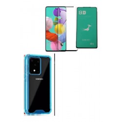 Kit Funda Acrigel Bumper Protector Samsung A51 + Irrompible (Entrega Inmediata)