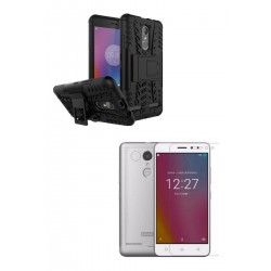 Kit Protector Estuche Armadura Lenovo K6 + Vidrio Templado (Entrega Inmediata)