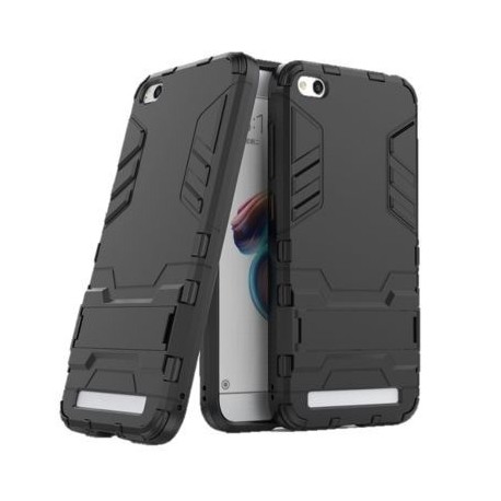 Kit Protector Antiimpacto Xiaomi Redmi 5a Negr + Vidrio Blan (Entrega Inmediata)
