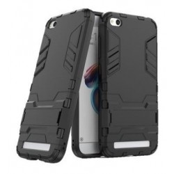 Kit Protector Antiimpacto Xiaomi Redmi 5a Negro + Vidrio Neg (Entrega Inmediata)
