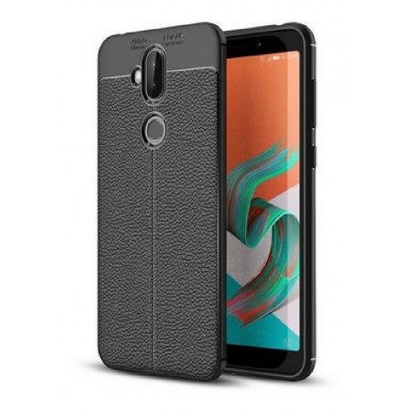 Funda Protector Original Cuero Asus Zenfone 5 Selfie Negro (Entrega Inmediata)