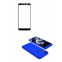 Kit Protector 360 Xiaomi Note 5 / 5 Pro Azul + Vidrio 5d (Entrega Inmediata)