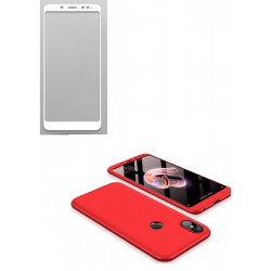 Kit Protector 360 Xiaomi Note 5 / 5 Pro Rojo + Vidrio 5d (Entrega Inmediata)