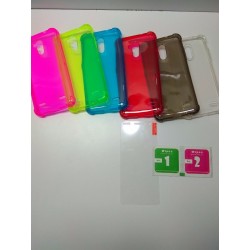 Kit Protector Antiimpacto + Templado Protector Zte V6 Plus (Entrega Inmediata)