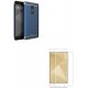 Kit Estuche Acrilico Azul + Vidrio Blanco Redmi Note 4x (Entrega Inmediata)