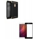 Kit Estuche Acrilico Negro + Vidrio Negro Redmi Note 4x (Entrega Inmediata)