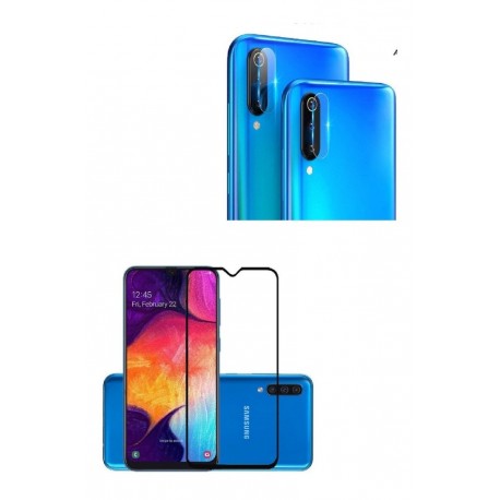 Kit Vidrio Curvo 6d + Protector Lente Camara Samsung A30s (Entrega Inmediata)