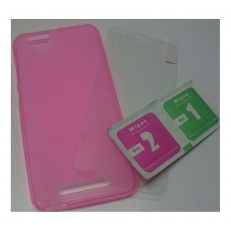 Kit Protector Zte Blade A610 Silicona + Vidrio Templado (Entrega Inmediata)