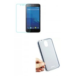 Kit Protector De Silicona + Vidrio Templado Zte Blade A310 (Entrega Inmediata)