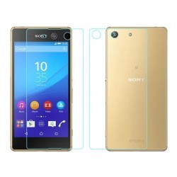 Kit Vidrio Protector Sony Xperia M5 Frontal + Trasero (Entrega Inmediata)