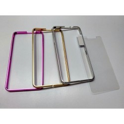 Kit Bumper En Alumino + Vidrio Templado Lenovo S850 (Entrega Inmediata)