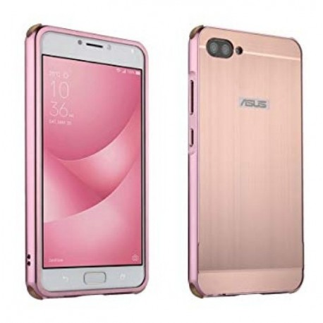 Bumper Aluminio Protector Zenfone 4 Max Zc554kl Rosado (Entrega Inmediata)
