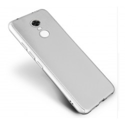 Funda Protector 360 Xiaomi Redmi 5 Plus Plata + Vidrio (Entrega Inmediata)