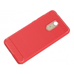 Estuche Fibra Carbono Original Xiaomi Redmi 5 Plus Rojo (Entrega Inmediata)