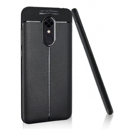 Funda Estuche Original Tpu Cuero Redmi 5 Plus 5.9 Negro (Entrega Inmediata)