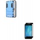 Kit Anti Impacto Azul + Vidrio Negro Xiaomi Redmi 5a (Entrega Inmediata)