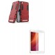 Kit Anti Impacto Rojo + Vidrio Blanco Xiaomi Redmi 5a (Entrega Inmediata)