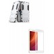 Kit Anti Impacto Plateado + Vidrio Blanco Xiaomi Redmi 5a (Entrega Inmediata)