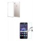 Kit Estuche Protector Silicona + Vidrio Plano Huawei P8 Lite (Entrega Inmediata)