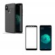 Kit Estuche Antiimpacto Tipo Cuero Xiaomi Mi A2 + Vidrio 5d (Entrega Inmediata)