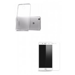 Kit Protector Silicona Slim Huawei Gr3 + Templado Biselado (Entrega Inmediata)