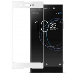 Vidrio Protector Sony Xperia Xa1 Plus Cubre 100% Visor Blanc (Entrega Inmediata)