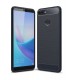 Protector Fibra Carbono Original Huawei Y9 2018 Azul (Entrega Inmediata)