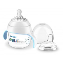 Vaso Boquilla Entrenador Avent Original 4 Meses+ 2 En 1 (Entrega Inmediata)