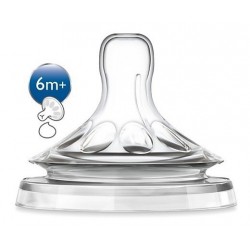 Chupo Para Tetero Avent Natural Bebidas Espesas Forma De Y (Entrega Inmediata)