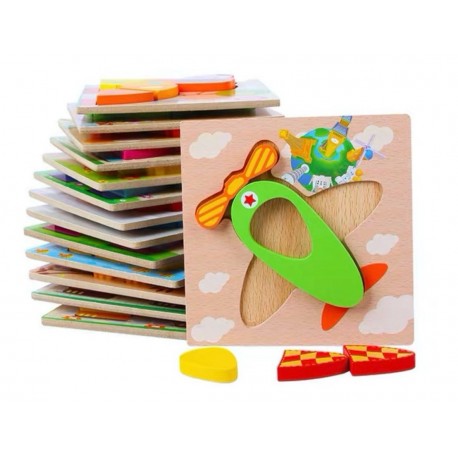 Rompecabezas Didácticos 3d Dibujos (Entrega Inmediata)