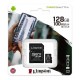 Memoria Kingston Micro Sd Uhs-i 128 Gb, Class 10 100 Mb/s (Entrega Inmediata)