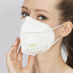 Mascara Tapa Boca Kn95 Con Válvula De Protección Certificada (Entrega Inmediata)