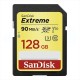 Tarjeta Sdxc 128gb Uhs-i C10 U3 V30 90mb/s, Sandisk Extreme (Entrega Inmediata)