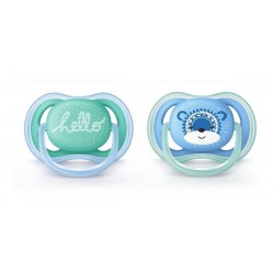 Chupos Entretencion Para Bebe Avent X2 Und 0-6 Y 6-18 Meses (Entrega Inmediata)
