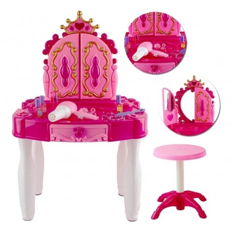 Tocador Ser De Maquillaje Para Niña Con Luz, Sonidos Y Mp3 (Entrega Inmediata)