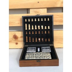 Ajedrez En Madera Domino Y Poker Juegos De Mesa. (Entrega Inmediata)