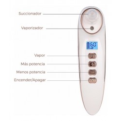 Limpiador Facial Extractor De Puntos Vaporizador Digital (Entrega Inmediata)
