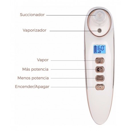 Limpiador Facial Extractor De Puntos Vaporizador Digital (Entrega Inmediata)